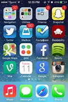 Image result for iOS 7 Home iPhone 4