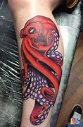 Image result for Colorful Octopus Tattoo