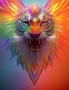 Image result for Trippy Tiger Art