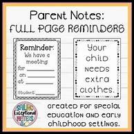 Image result for Parents Notes Bells