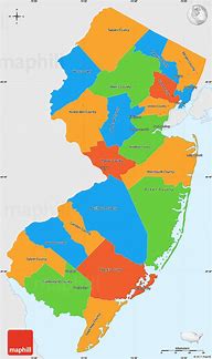 Image result for New Jersey Political Map