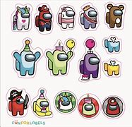 Image result for Among Us Stickers Pachewahchew