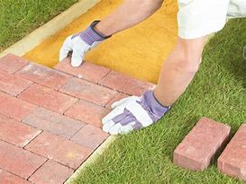 Image result for How to Lay Stepping Stones On Gravel