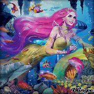 Image result for Animated Mermaid Blingee