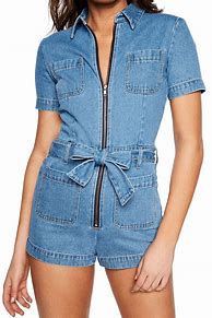 Image result for Denim Romper Pants