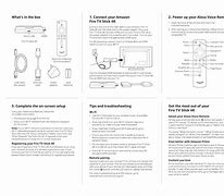 Image result for Amazon Fire Stick Instruction Card