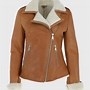Image result for Leather Shearling Coats for Women