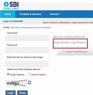 Image result for SBI Username Forgot