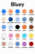Image result for Bluey Colored Stripes