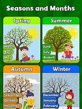 Image result for 4 Seasons Calendar