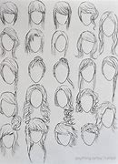 Image result for How to Draw Anime Characters Hair