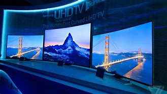 Image result for 55 in Flat Screen TV That Curve