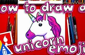 Image result for How to Draw a Cute Unicorn Emoji