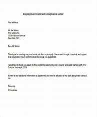 Image result for Acceptance of Contract Cover Letter
