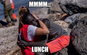 Image result for Frogman Drops Lunch Meme