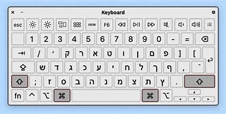 Image result for Pop Up Hebrew Keyboard