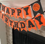 Image result for Basketball Happy Birthday Banner Printables