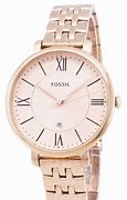 Image result for Fossil Ladies Jacqueline Brown Leather Watch