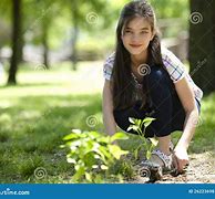 Image result for Girl Planting Tree