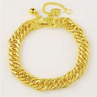 Image result for 24k Gold Bracelet