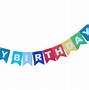 Image result for Happy Birthday Banner Different Colors