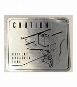 Image result for Security Sticker with Metal and Tiny Battery Under It