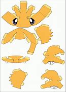 Image result for Pokemon Papercraft Charmander