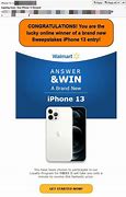 Image result for Click for Free iPhone Scam