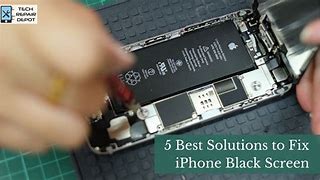 Image result for Fixing an iPhone Black Screen Buttons Work