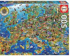 Image result for Europe Map Puzzle