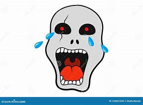 Image result for Crying Skull. Emoji