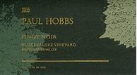 Image result for Paul Hobbs Pinot Noir Ulises Valdez