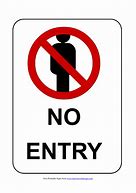 Image result for Home Entry for Carriers Only Signs Printable