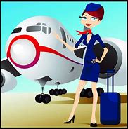 Image result for Flight Attendant Cartoon