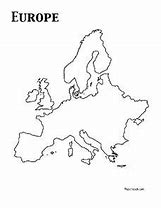 Image result for Europe Outline
