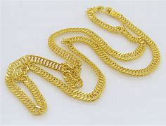 Image result for 24K Gold Cuban Link Chain