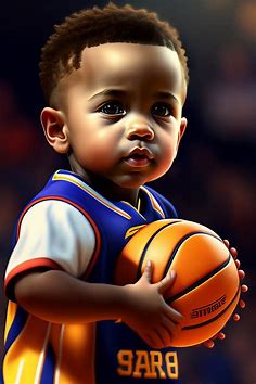 Lexica - Baby Stephen Curry, render, rembrandt, cgsociety, artstation trending, highly detailed