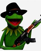 Image result for Kermit the Frog Gun Meme