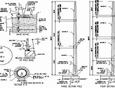 Image result for 30 Meter High Mast Drawing