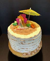 Image result for Cake Decorations Beach Theme