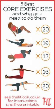 Image result for Simple Core Workouts