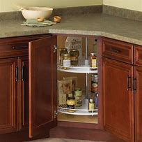 Image result for Lazy Susan in Cabinet