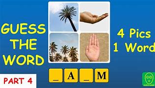 Image result for 4 Pictures 1 Word Game Answer