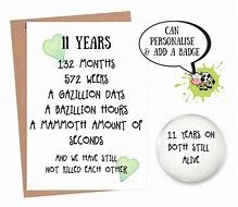 Image result for 11th Wedding Anniversary Meme