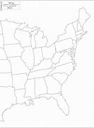 Image result for Blank Map of Eastern United States