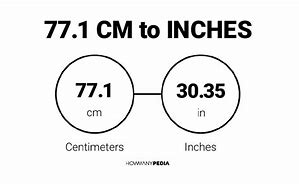 Image result for 77 Inches to Cm
