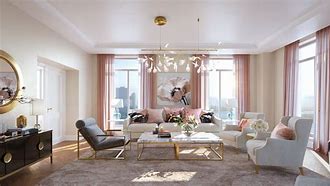 Image result for Rose Gold Living Room