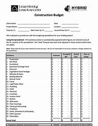 Image result for Estimate Sheet