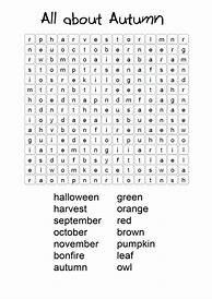 Image result for Autumn Words. List