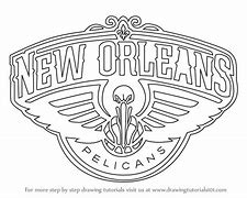Image result for New Orleans Pelicans Logo Black and White